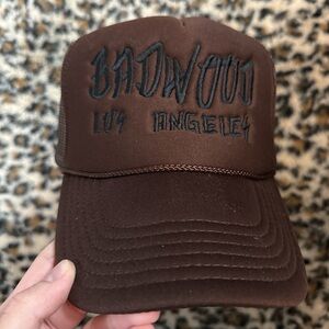 badwood brown trucker
